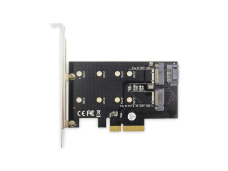 DIGITUS Carte Add-On M.2 NGFF/NVMe SSD PCI Express 3.0 (x4)
