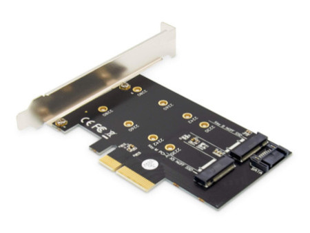 DIGITUS Carte Add-On M.2 NGFF/NVMe SSD PCI Express 3.0 (x4)