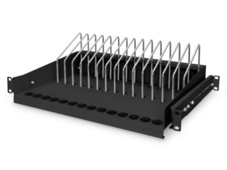 DIGITUS Tablette télescopique 19', noir (RAL 9005)