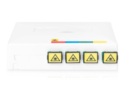 DIGITUS Boîtier vide FTTX pour 4 x couplages SC SX
