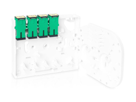 DIGITUS Boîtier vide FTTX pour 4 x couplages SC SX