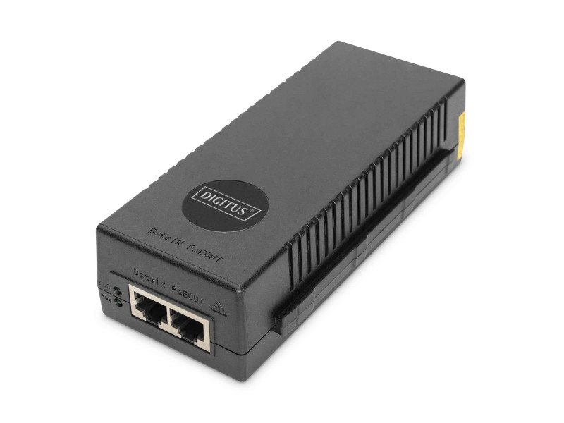 DIGITUS Injecteur PoE+ 10 Gigabit Ethernet, 802.3at, 30 W