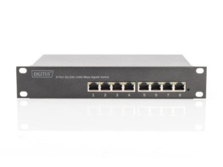 DIGITUS Commutateur réseau PoE+ 10' Gigabit Ethernet,8 ports
