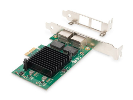 DIGITUS Carte PCI Express Dual Gigabit Ethernet, 2 ports