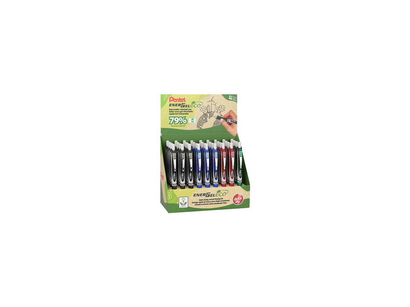 Pentel Stylo roller à encre gel EnerGel BL77 Eco