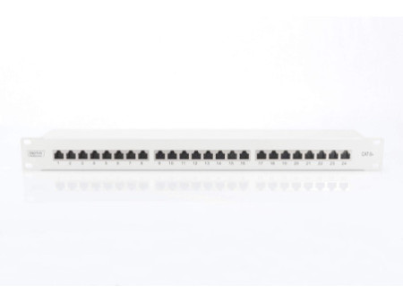 DIGITUS Panneau de brassage 19', Cat.6A, classe EA, 24 ports