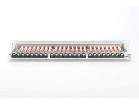 DIGITUS Panneau de brassage 19', Cat.6A, classe EA, 24 ports