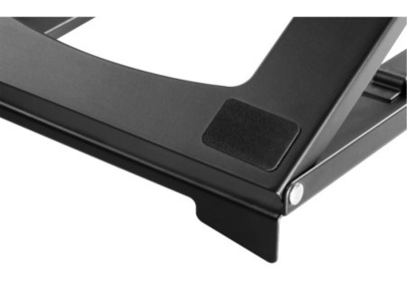 DIGITUS Support pour ordinateur portable, en acier, noir
