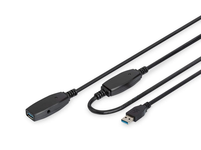 DIGITUS Câble de rallonge actif USB 3.0, 10 m