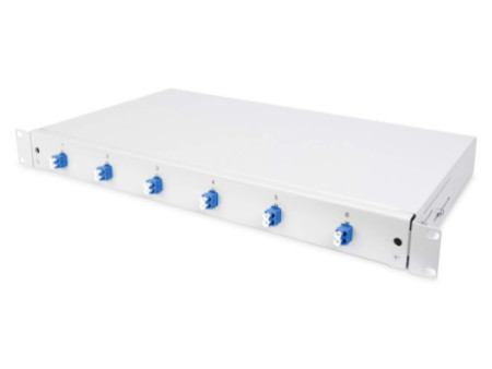 DIGITUS Boîte d'épissure à fibre optique 19', OS2, 6x LC