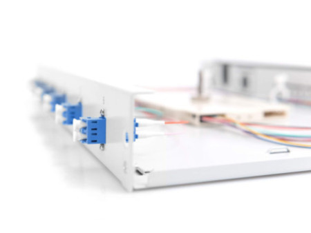 DIGITUS Boîte d'épissure à fibre optique 19', OS2, 6x LC
