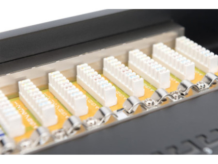 DIGITUS Panneau de brassage 19' Cat.6, classe E, 16 x RJ45