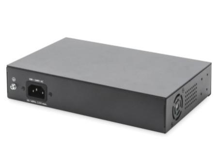 DIGITUS Switch Gigabit PoE 19', 8 ports, Unmanaged