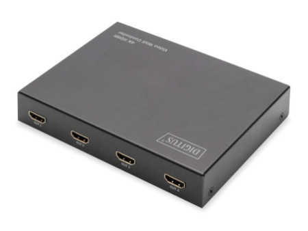DIGITUS Contrôleur de mur vidéo 4K HDMI, 2 x 2, noir