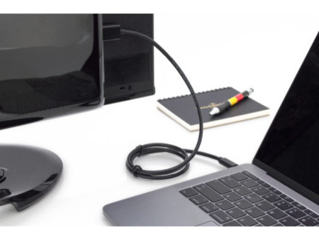 DIGITUS Câble adaptateur, USB-C - HDMI-A, 5,0 m