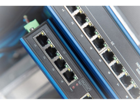 DIGITUS Commutateur industriel Gigabit, 8 ports, Unmanaged