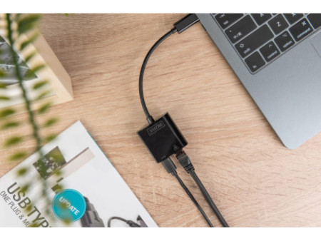 DIGITUS Adaptateur Ethernet Gigabit USB Type-C