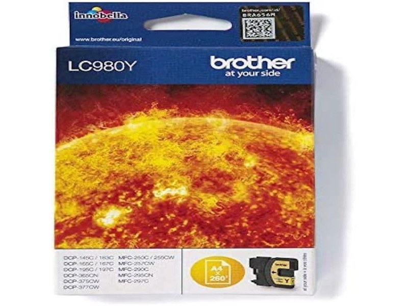 brother Encre pour brother DCP-145C/DCP-165C, jaune