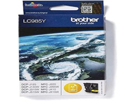 brother Encre pour brother DCP-J125/DCP-J315W, jaune
