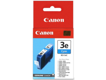 Canon Encre pour Canon BJC3000/BJC6000/S400/S450, cyan
