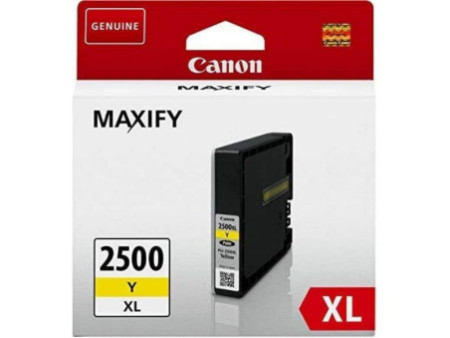 Canon Encre PGI-2500XL pour Canon Maxify, IB/MB, jaune XL