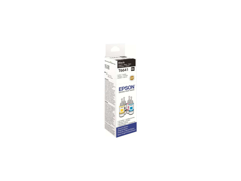 EPSON Encre T6641 pour EPSON EcoTank, flacon, noir