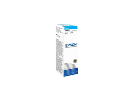 EPSON Encre T6642 pour EPSON EcoTank, flacon, cyan