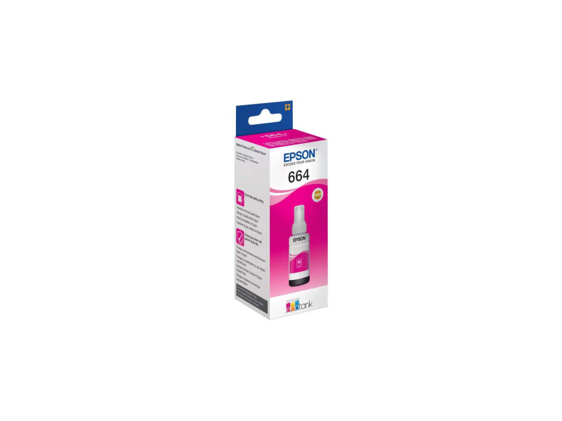 EPSON Encre T6643 pour EPSON EcoTank, flacon, magenta