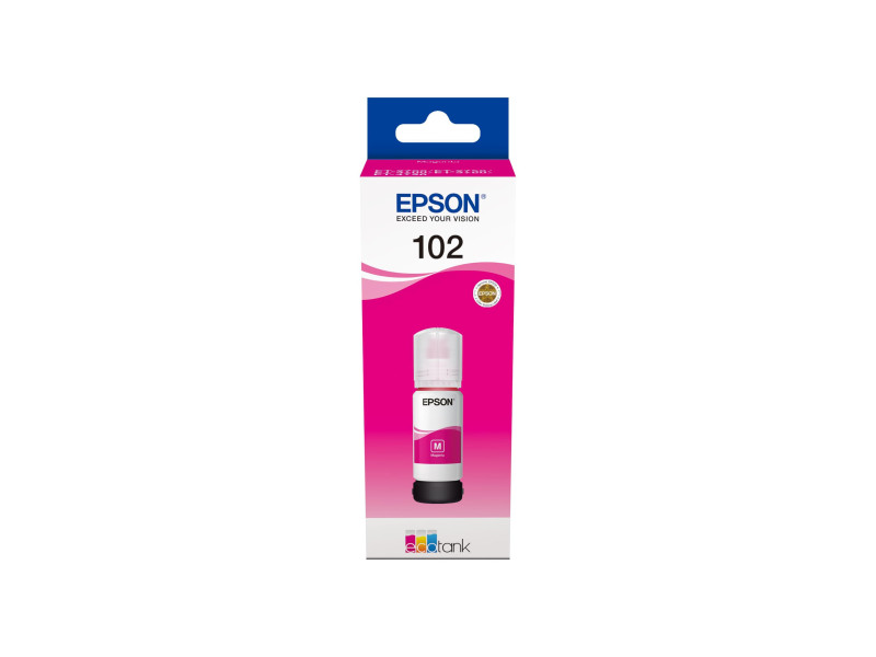 EPSON Encre 102 pour EPSON EcoTank, flacon, magenta