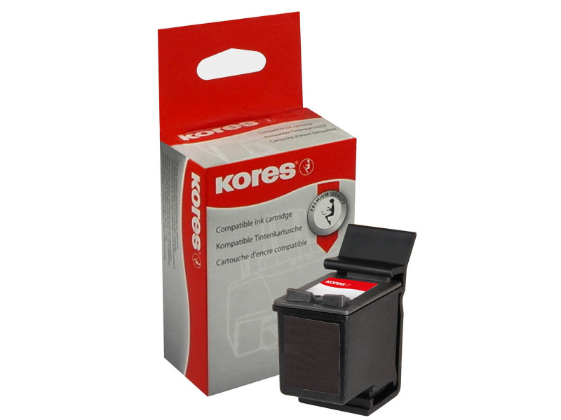 Kores Cartouche rechargée G1900BK remplace hp C9351A, No. 21