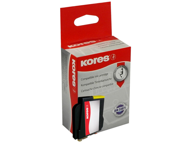 Kores Encre G1060Y remplace brother LC970Y/LC1000Y, jaune