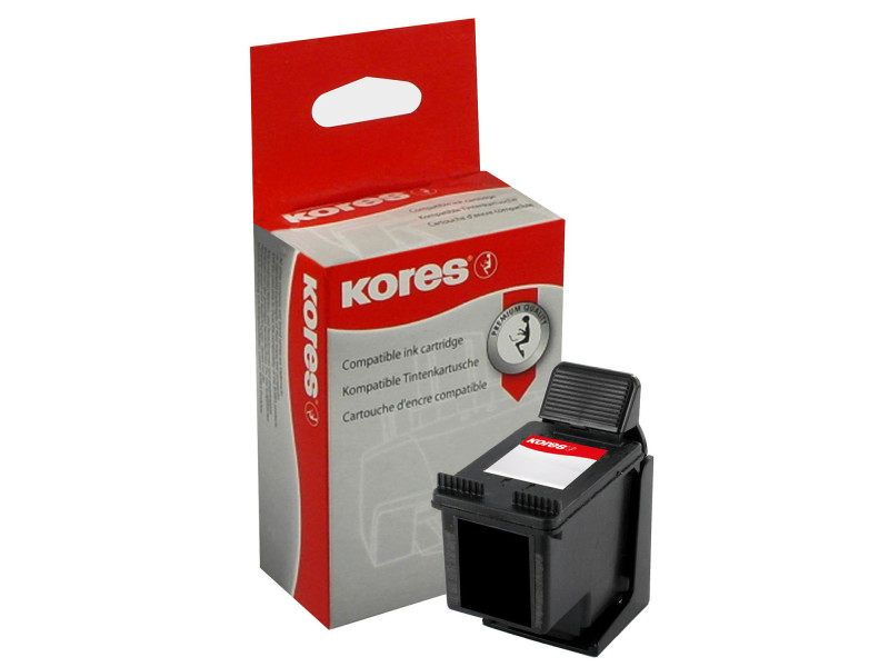 Kores Cartouche rechargée G1711BK remplace hp CC654AE/
