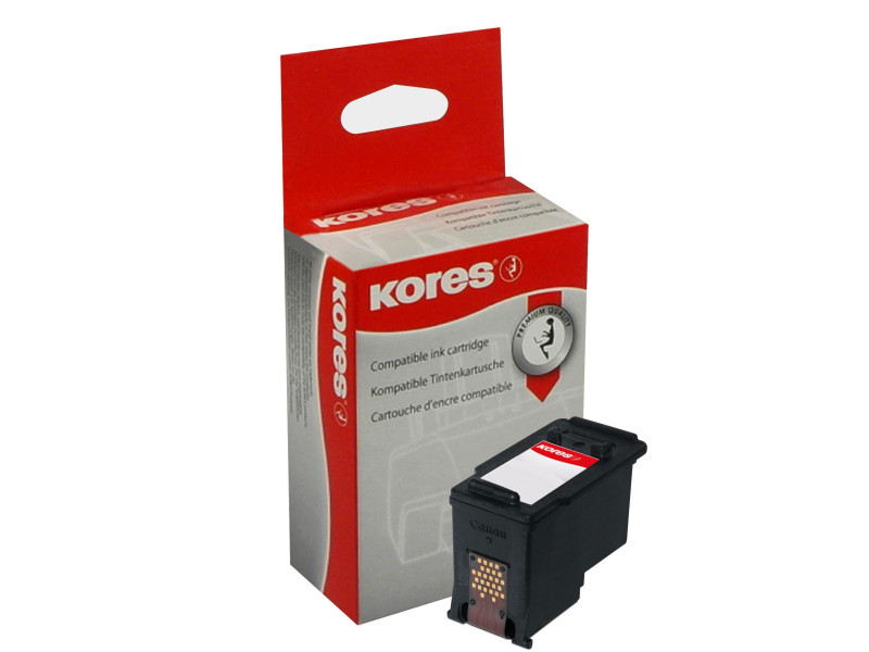 Kores Cartouche rechargée G1516BK remplace Canon PG-540XL