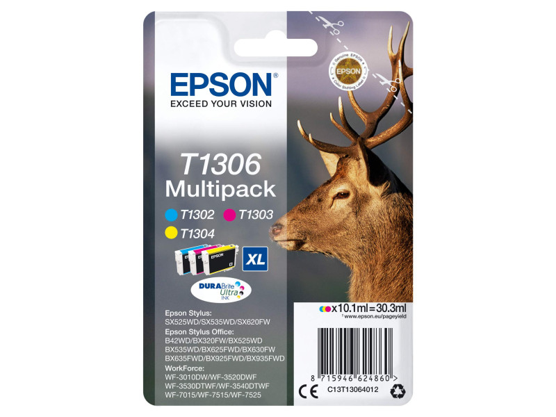 EPSON Encre DURABrite pr EPSON Stylus SX525WD, multipack
