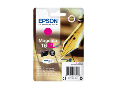 EPSON Encre N.16XL pour EPSON WorkForce 2010/2510,magenta,XL
