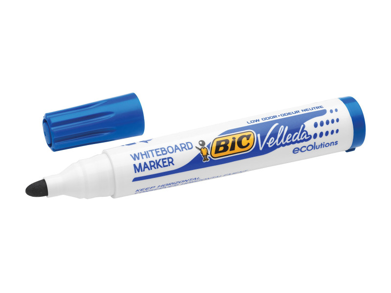 BIC Marqueur tableau blanc Velleda 1701 ECOlutions, bleu