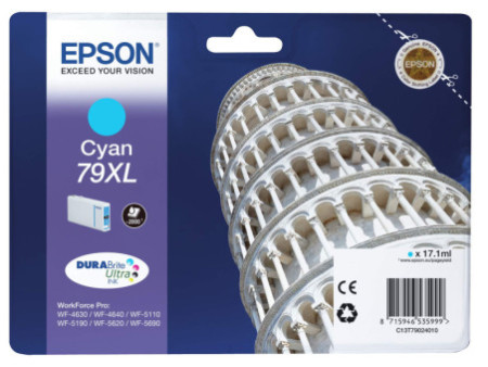 EPSON Encre N.79XL pour EPSON WorkForcePro WF-5620DWF, cyan