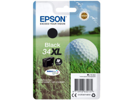 EPSON Encre N.34XL pour EPSON WorkForcePro 3720/3725, noir