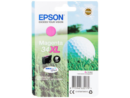 EPSON Encre N.34XL pour EPSON WorkForcePro 3720/3725,magenta