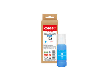 Kores Flacon d'encre G1642BK remplace EPSON 102, noir