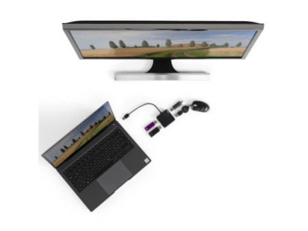hama Hub USB 2.0, 4 ports, noir