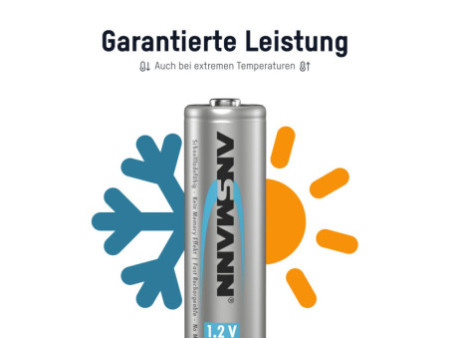 ANSMANN Pile rechargeable NiMH maxE, Mignon (AA), 2.500 mAh