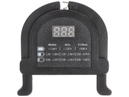 ANSMANN Testeur de piles 'BATTERY TESTER' pour tester les
