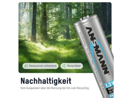 ANSMANN Pile rechargeable NiMH Premium, Mignon AA, 2.700 mAh