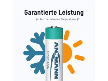 ANSMANN Pile rechargeable NiMH SPECIAL, Mignon AA, 800 mAh
