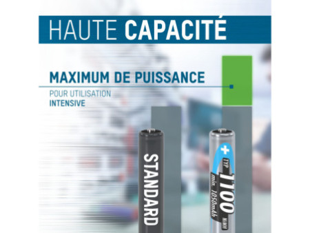 ANSMANN Pile rechargeable NiMH Premium, Micro AAA, 1.100 mAh