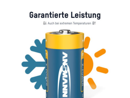 ANSMANN Pile alcaline 'X-Power', Baby C, blister de 2