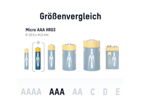 ANSMANN Pile alcaline 'X-Power', Micro AAA, présentoir de 30