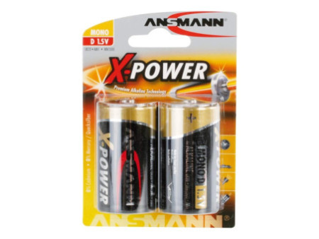ANSMANN Pile alcaline 'X-Power', Mono D, présentoir de 20