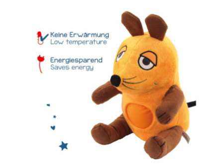 ANSMANN Veilleuse en peluche 'souris'